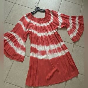 Exist Coral Pleated Garment